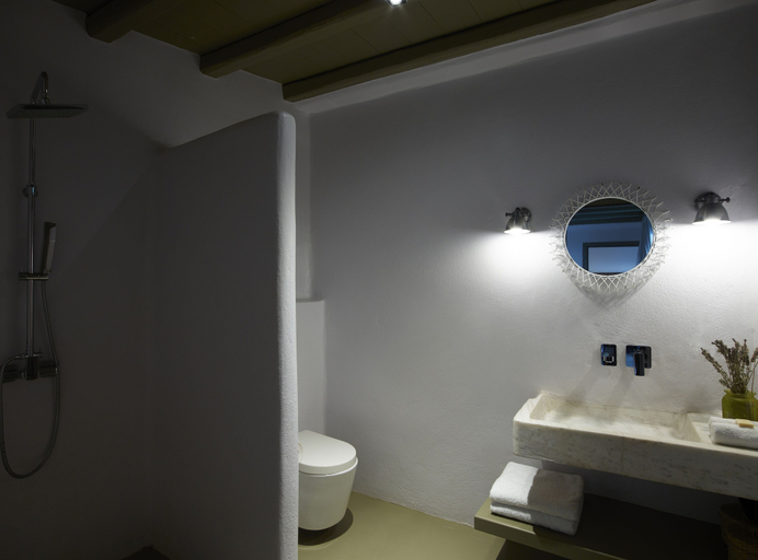 Bathroom 5, Aeolis Tinos Suites, South Aegean