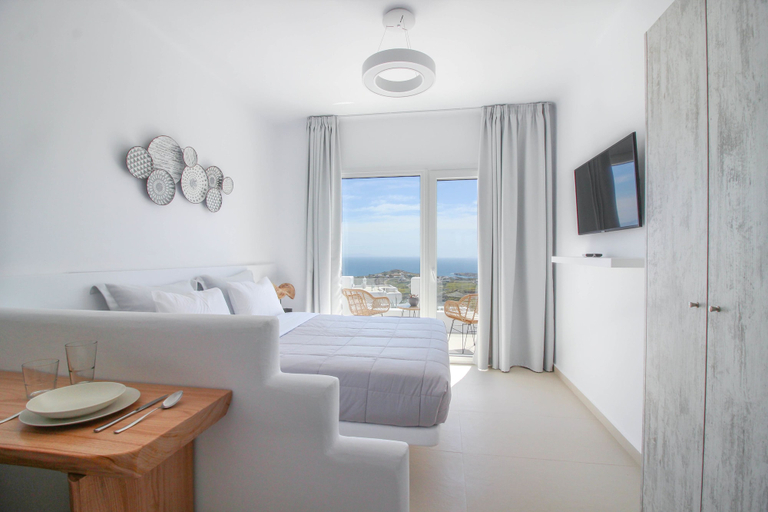 Bedroom 4, Sea & Stone Residence Mykonos, South Aegean