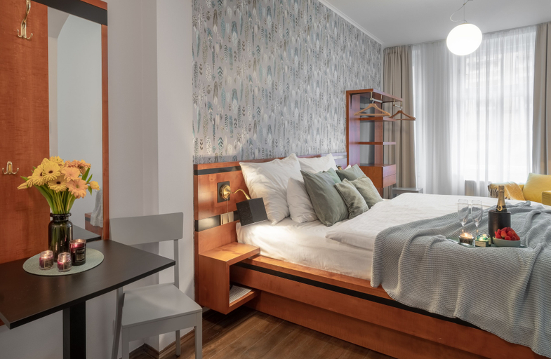 Bedroom 3, 4 Elements Apartments, Praha 7