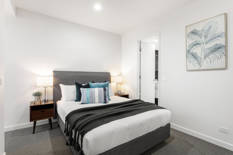 Bedroom 3, Founders Lane Apartments by Urban Rest, Canberra