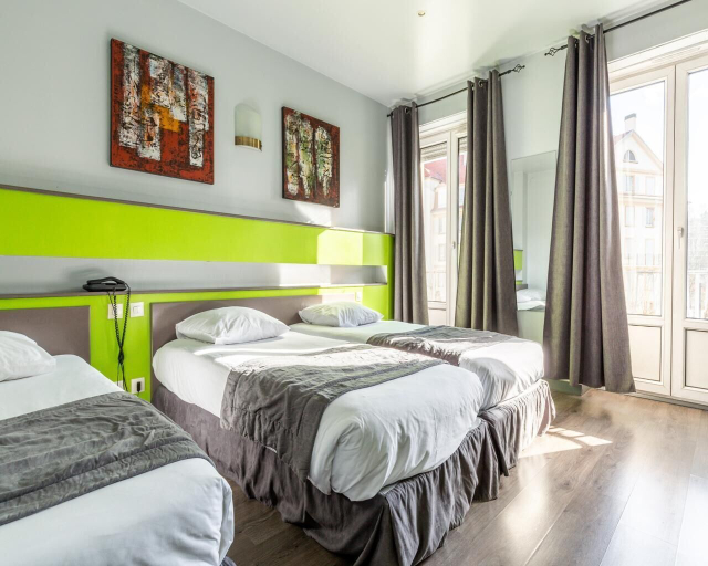 Bedroom 3, Hôtel Esplanade, Bas-Rhin