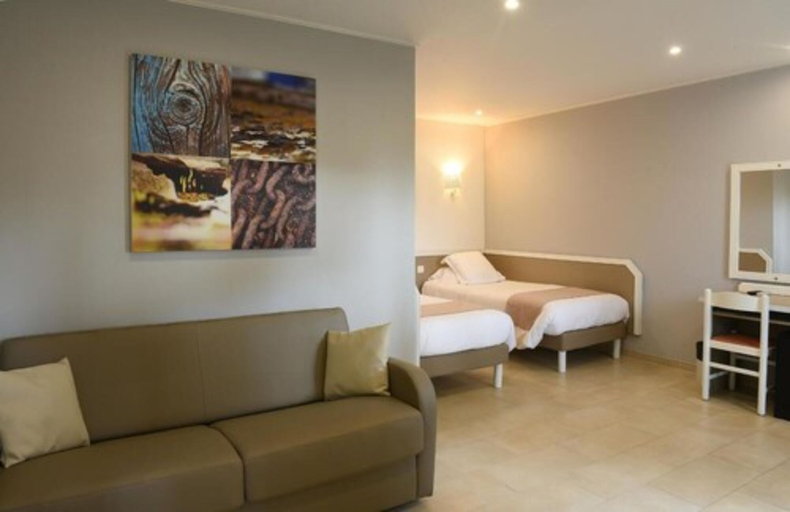 Bedroom 2, Residence San Pellegrino, Haute-Corse
