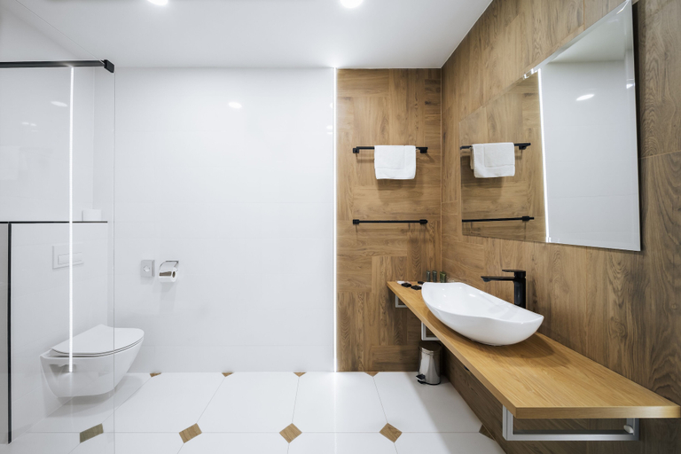 Bathroom 5, Hotel U Leva, Levoca