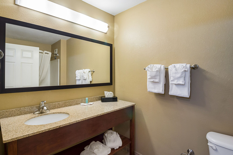 Bathroom 5, MainStay Suites Fargo - I-94 Medical Center, Cass