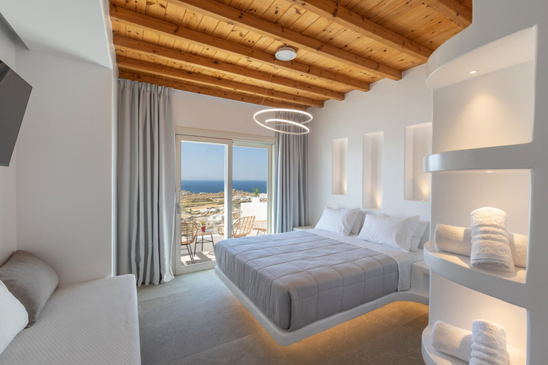 Bedroom 4, Sea & Stone Residence Mykonos, South Aegean