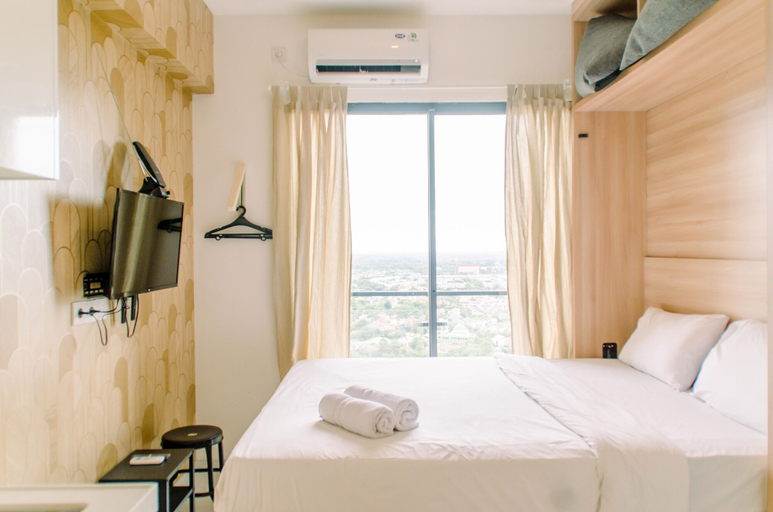 Bedroom 3, Cozy and Minimalist Studio at Sky House BSD Apartment, Tangerang Selatan