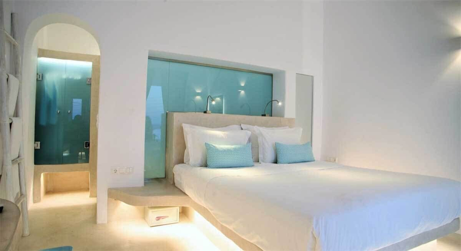 Bedroom 4, Mykonos Moussa Suites, South Aegean