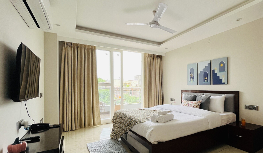 Bedroom 2, ZEN Suites Gurgaon - LUXE Stays Collection, Gurgaon
