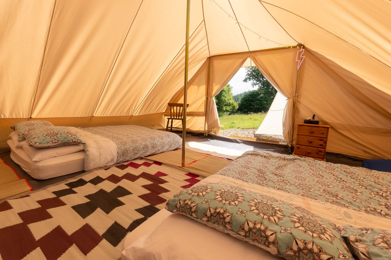 Bedroom 3, Wood Cabin & 4 Large Bell Tents - Hapus Hideaway, Conwy