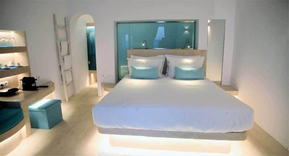 Bedroom 5, Mykonos Moussa Suites, South Aegean