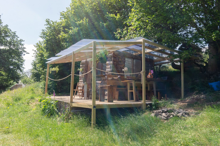 Exterior & Views 2, Wood Cabin & 4 Large Bell Tents - Hapus Hideaway, Conwy