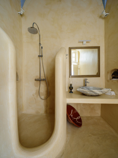 Bathroom, Diva Santorini Luxury Villa, South Aegean