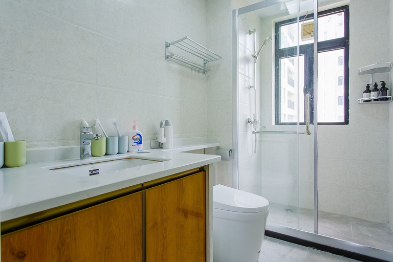 Bathroom, Locals Boutique Apartment Wanzai No.4, Zhuhai