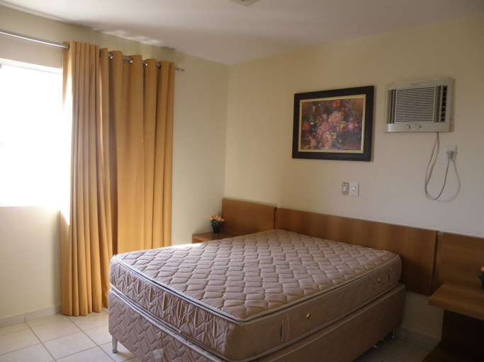 Bedroom, Apartamento Jardins das Thermas - Achei Férias (com roupa de cama), Caldas Novas