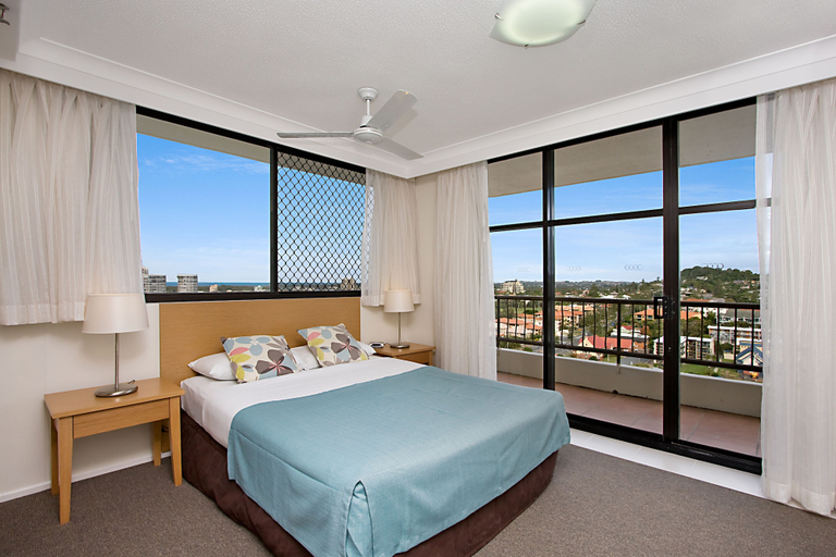 Bedroom 3, Beach House Seaside Resort Coolangatta, Gold Coast