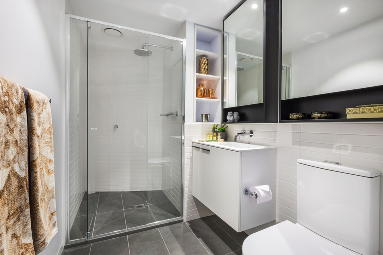 Bathroom 5, Quest Flemington Central, Melbourne