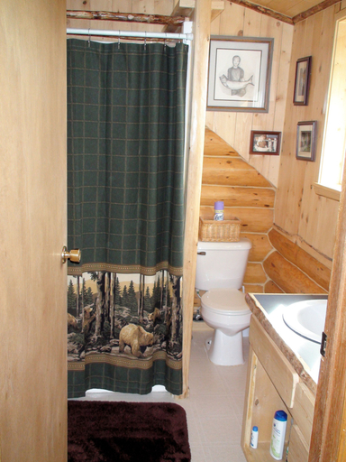Bathroom, Bear Paw Adventure, Kenai Peninsula