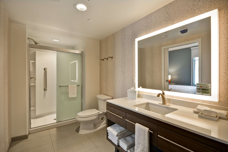 Bathroom 4, Home2 Suites by Hilton Perrysburg Levis Commons Toledo, Wood
