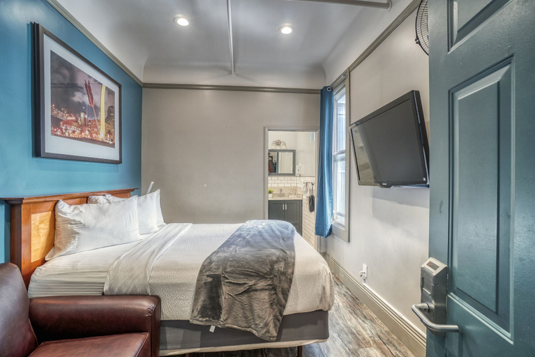 Bedroom 4, Ram's Hotel, San Francisco