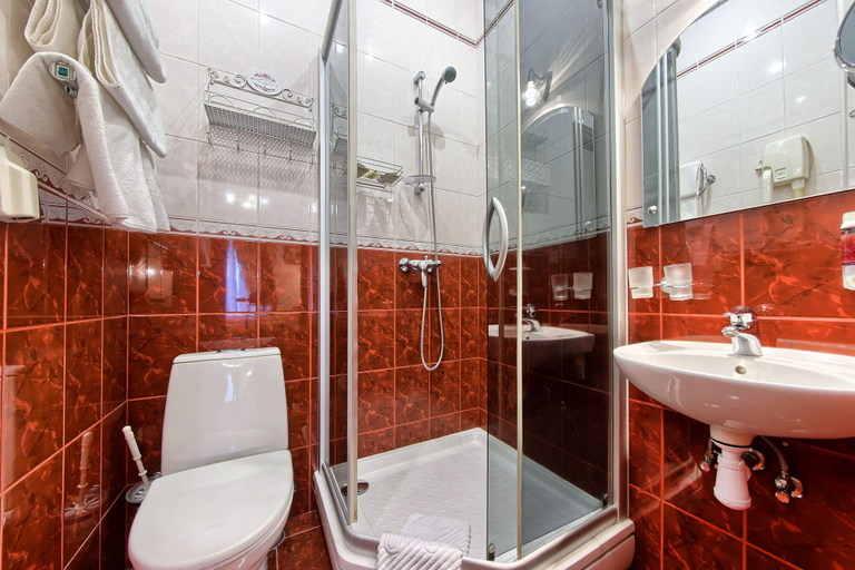 Bathroom 3, Antares by Center Hotels, Sankt-Peterburg gorsovet