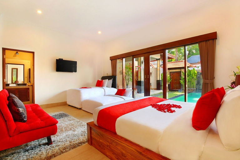 Bedroom 2, Villa De Liza Seminyak Beachside, Badung