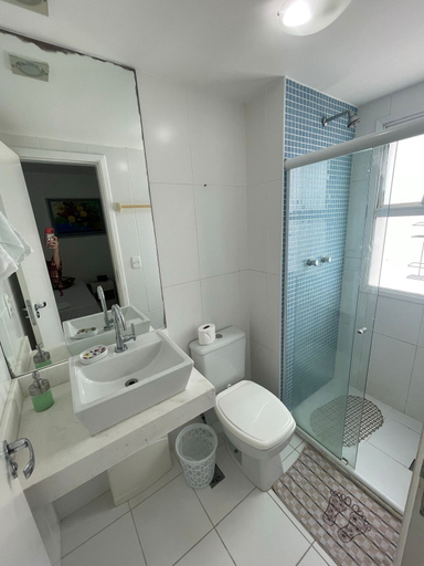 Bathroom, 1101 Ap Vista mar atrás da passarela, Aracaju