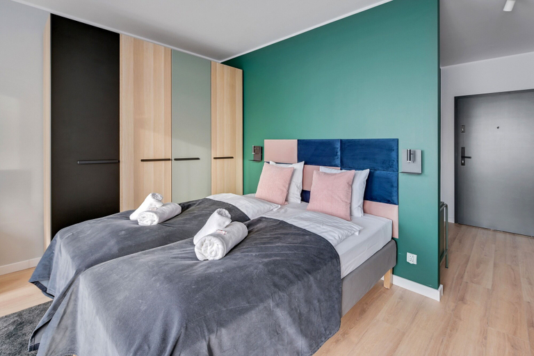 Bedroom 2, RentPlanet - Apartamenty Chlebova, Gdańsk City