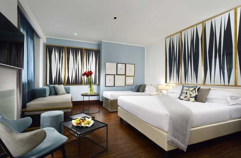 Bedroom 3, Hotel Pulitzer Roma, Roma