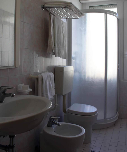 Bathroom, Hotel Sombrero, Rimini