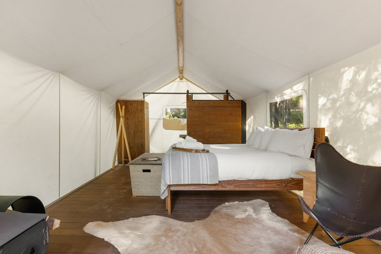Bedroom 2, Under Canvas Glacier, Flathead