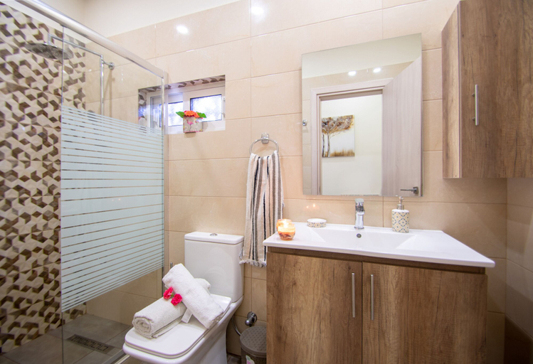 Bathroom, Villa Bella Luna, Ionian Islands