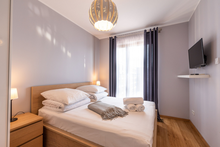 Bedroom 3, City Lights Apartments, Kraków City