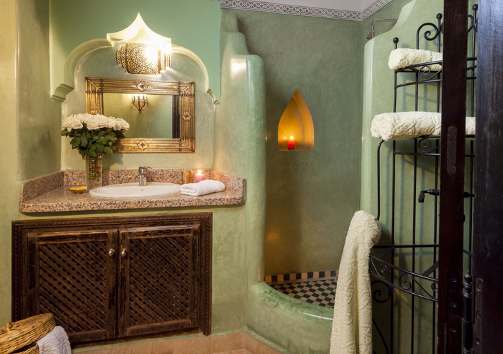 Bathroom 4, Riad Tamarrakecht, Marrakech