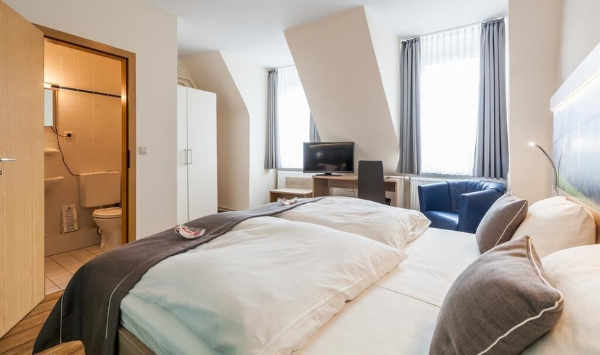 Bedroom 3, Hotel Hansen, Rendsburg-Eckernförde