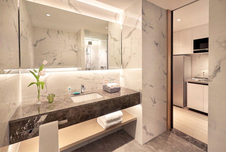 Bathroom 5, Shama Serviced Apartments Zijingang Hangzhou, Hangzhou