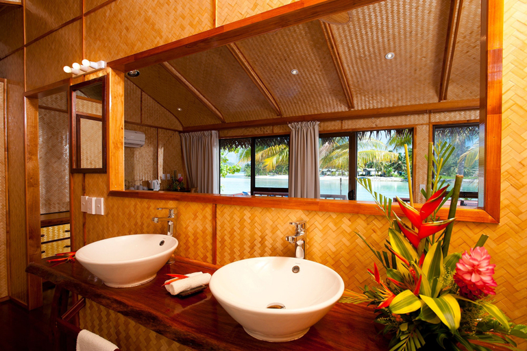 Bathroom 5, Aitutaki Lagoon Private Island Resort - Adults Only, Aitutaki
