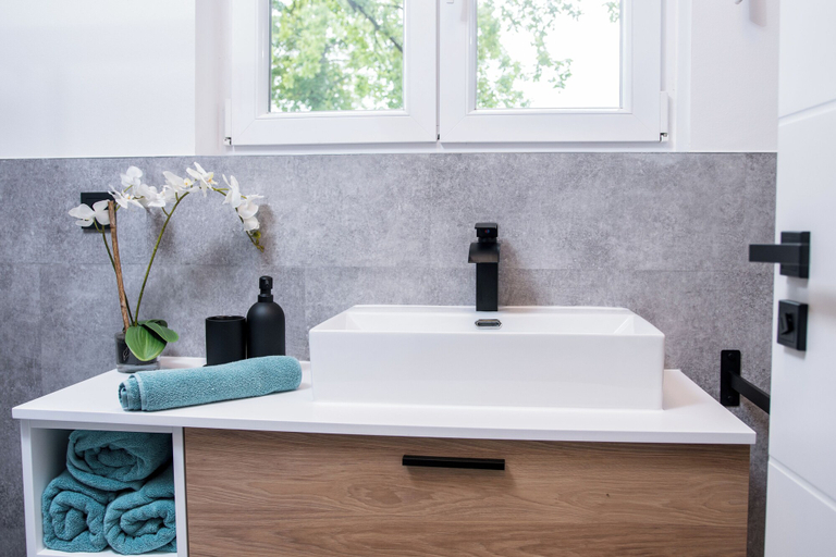 Bathroom 4, Ferienhaus mit 3 Schlafzimmern, Teltow-Fläming