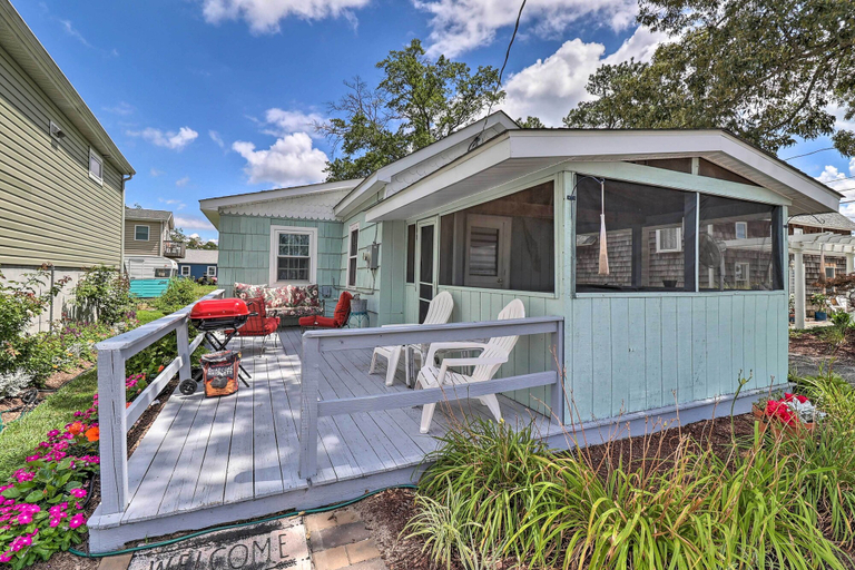 Exterior & Views 1, Deck & Indian River Bay Views: Coastal Cottage, Sussex
