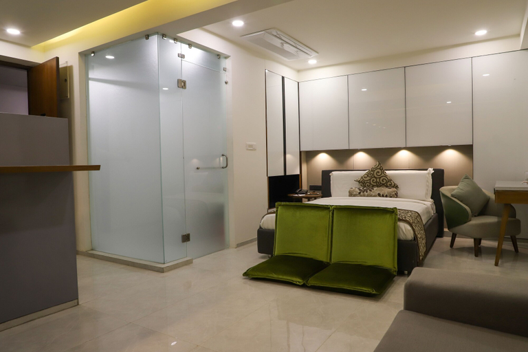 Bedroom 2, Tribecca Residency, Ahmadabad