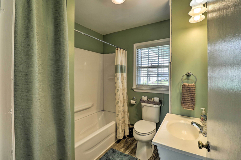 Bathroom 3, Deck & Indian River Bay Views: Coastal Cottage, Sussex