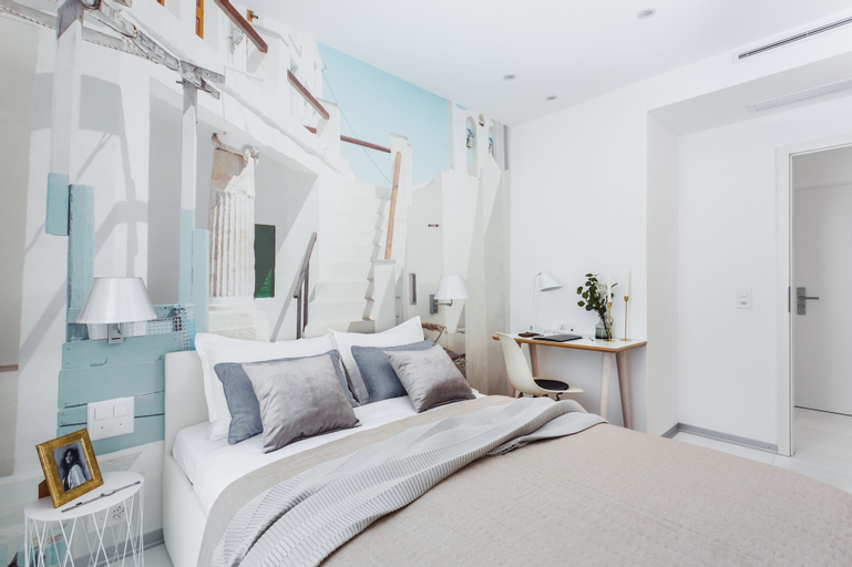 Bedroom 2, VISIONAPARTMENTS Vevey Rue des Communaux, Pays-d'Enhaut