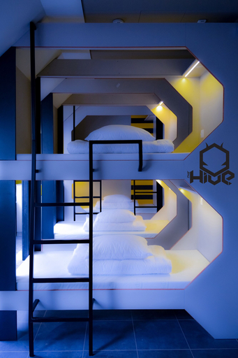 Bedroom 4, The Hive Party Hostel, Budapesti