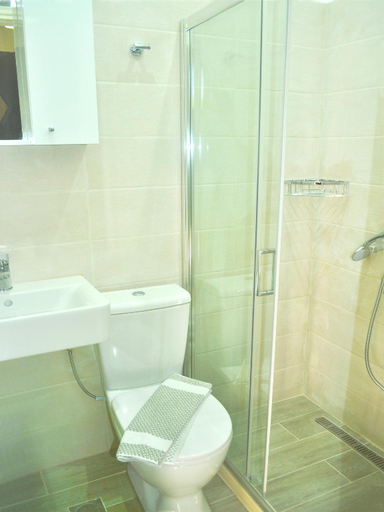 Bathroom, Beach house Yannis in Agios Gordios beach on Corfu, Ionian Islands