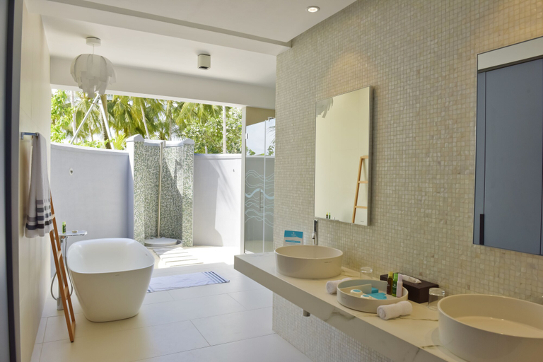 Bathroom 5, Niva Kuramathi Maldives, North Ari Atoll
