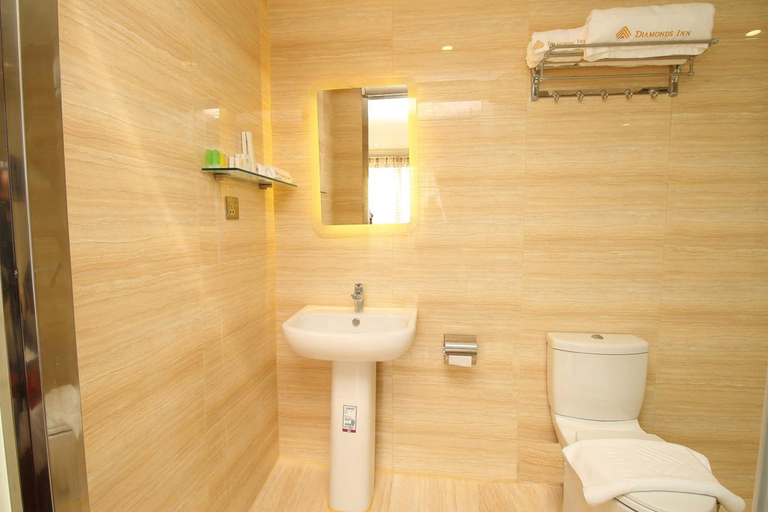 Bathroom 4, Diamonds Inn, Mandalay
