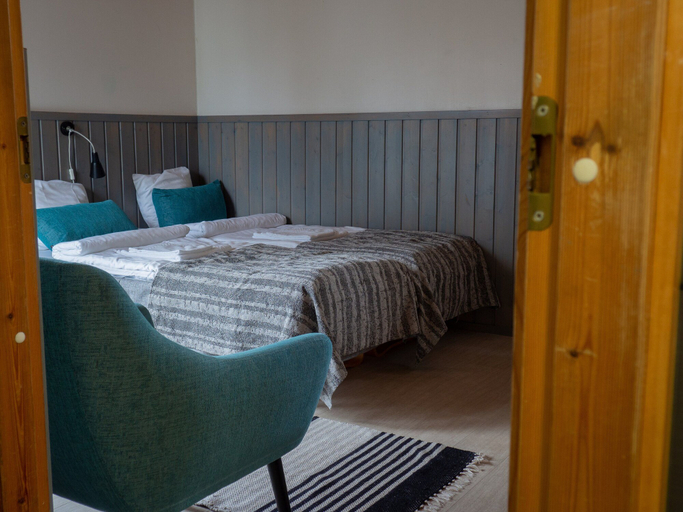 Bedroom 2, Nallikari Seaside Cottages, Northern Ostrobothnia