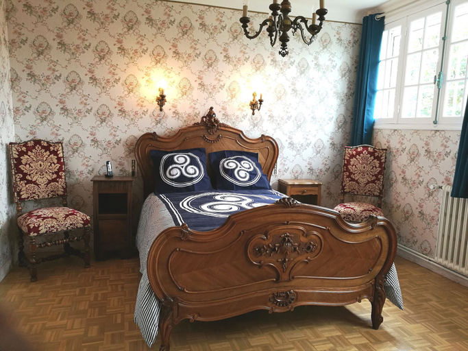Bedroom 2, Chambres d'Hôtes Au Cœur De Breizh, Côtes-d'Armor
