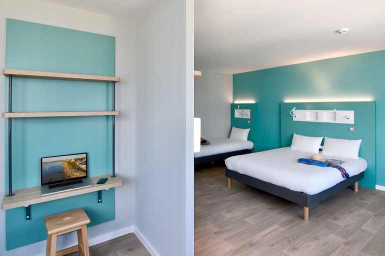 Bedroom 3, ibis budget Saint Nazaire Centre Gare, Loire-Atlantique