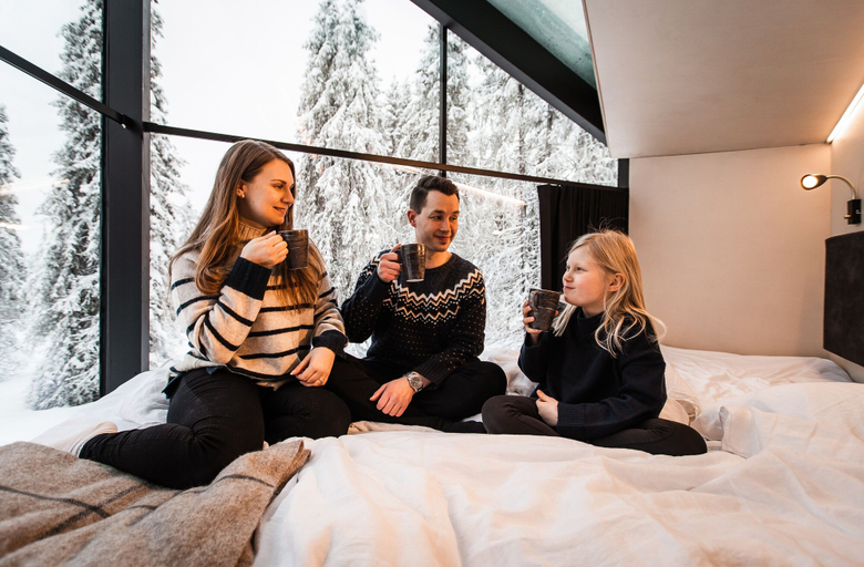Bedroom 3, Magical Pond Nature Igloos, Northern Ostrobothnia