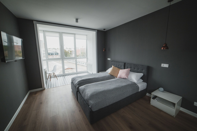Bedroom 3, Kostjukowski Apartments Mudroho 12 V, L'vivs'ka